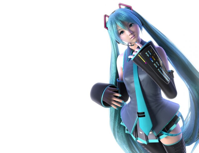 Blue-haired Anime Character — Cyan