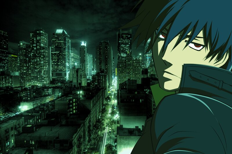 Blue-haired Anime Character — Green, Dramatic