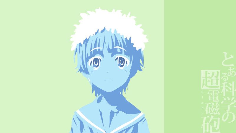 blue-haired anime character portrait