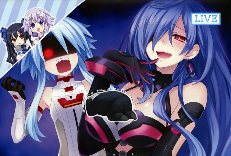 Blue-haired Anime Characters — Blue, Dramatic, Night