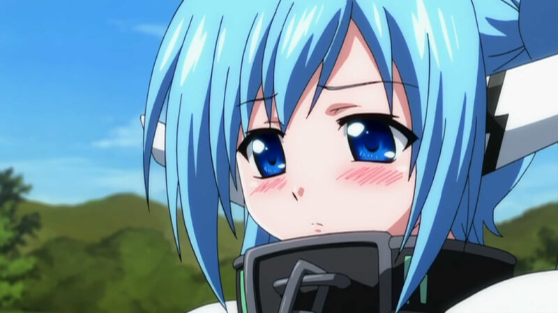 Blue-haired Anime Girl — Blue, Calm, Afternoon, Anime Character, Sky