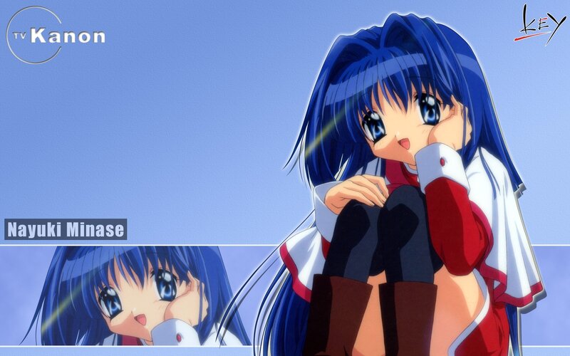 Blue-haired Anime Girl — Blue, Calm, Anime Character, School Uniform