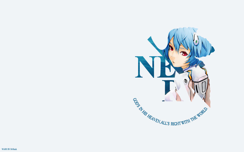 Blue-haired Anime Girl — Blue, Calm, Text, Headset