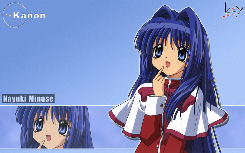 Blue-haired Anime Girl — Blue, Cheerful, Anime Character, School Uniform