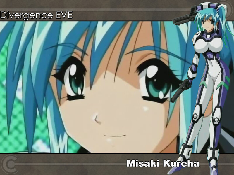 Blue-haired Anime Girl — Blue, Determined, Gun