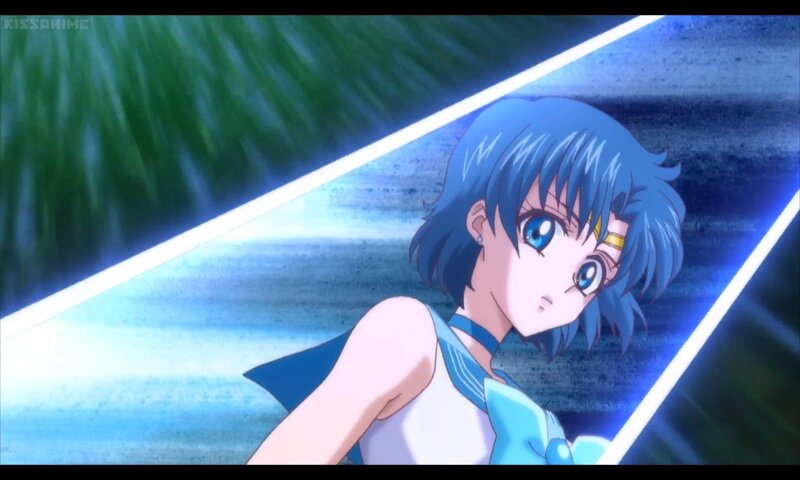 Blue-haired Anime Girl — Blue, Dramatic, Anime Character, Blue Hair