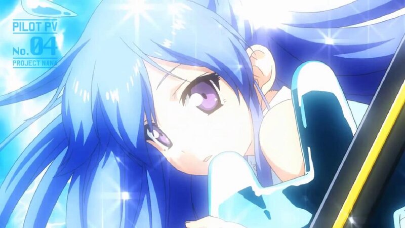 Blue-haired Anime Girl — Blue, Dramatic, Anime Character, Sparkles