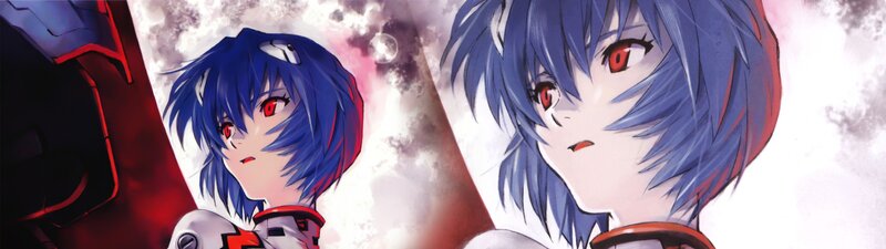 Blue-haired Anime Girl — Blue, Dramatic, Mecha