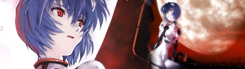 Blue-haired Anime Girl — Blue, Dramatic, Night, Mech Suit