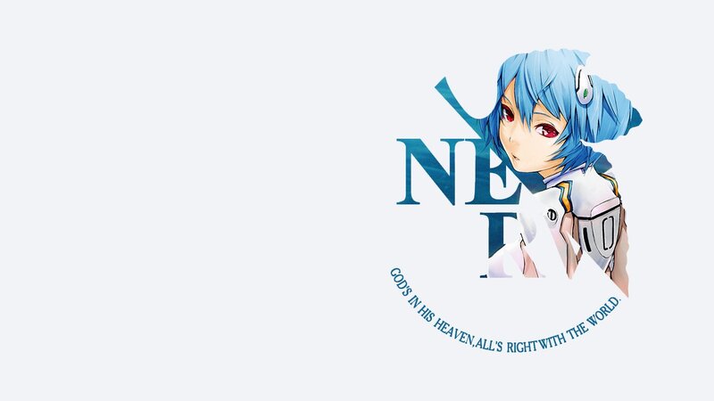 Blue-haired Anime Girl — Blue, Dramatic, Red Eyes, White Suit