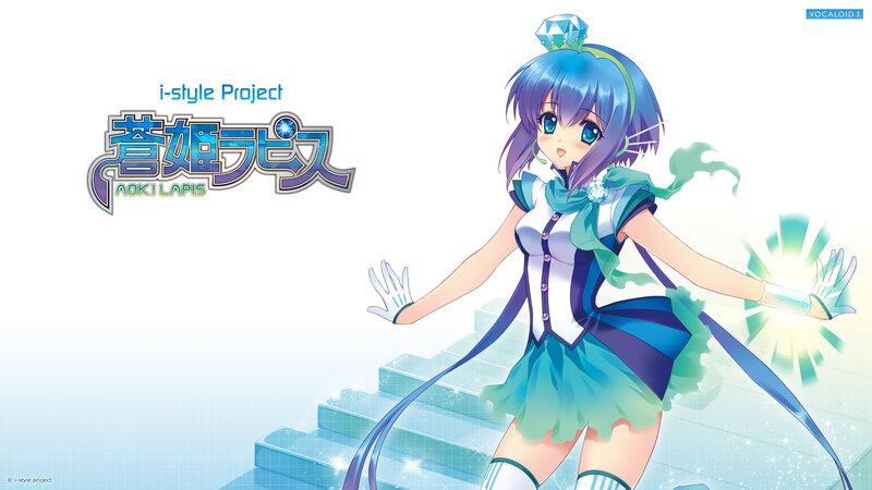 Blue-haired Anime Girl — Blue, Energetic, Diamond