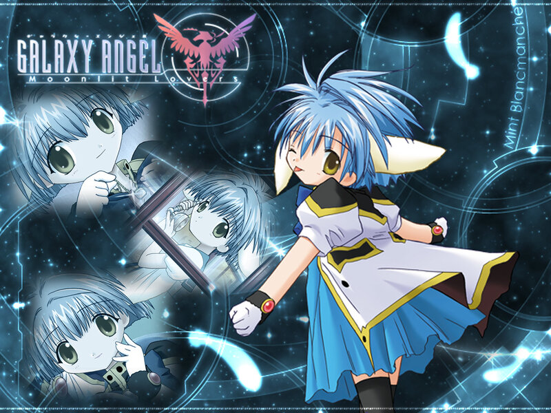 Blue-haired Anime Girl — Blue, Fantasy