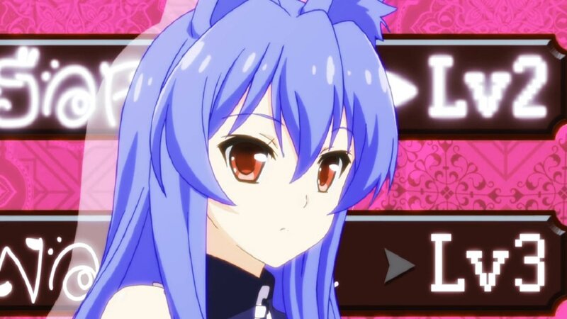 Blue-haired Anime Girl — Blue, Neutral, Anime Character