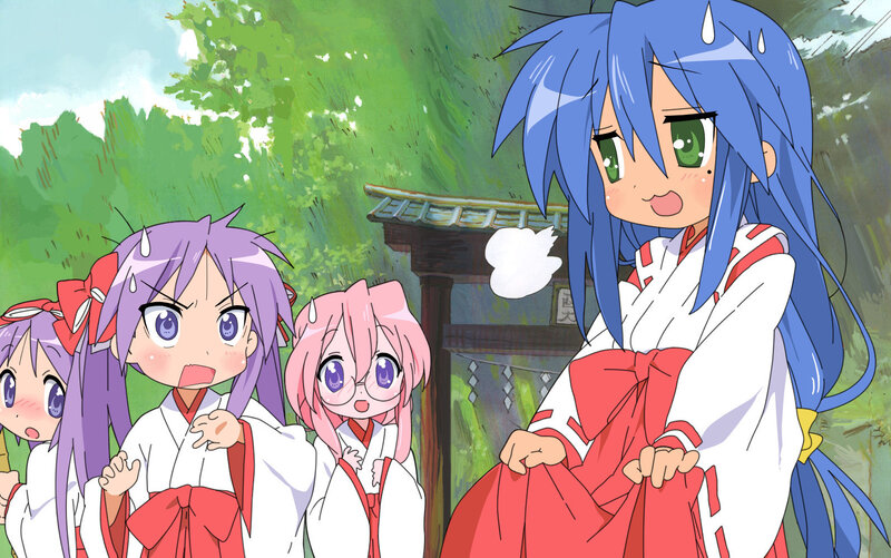 Blue-haired Anime Girl — Blue, Playful, Afternoon, Anime Girls