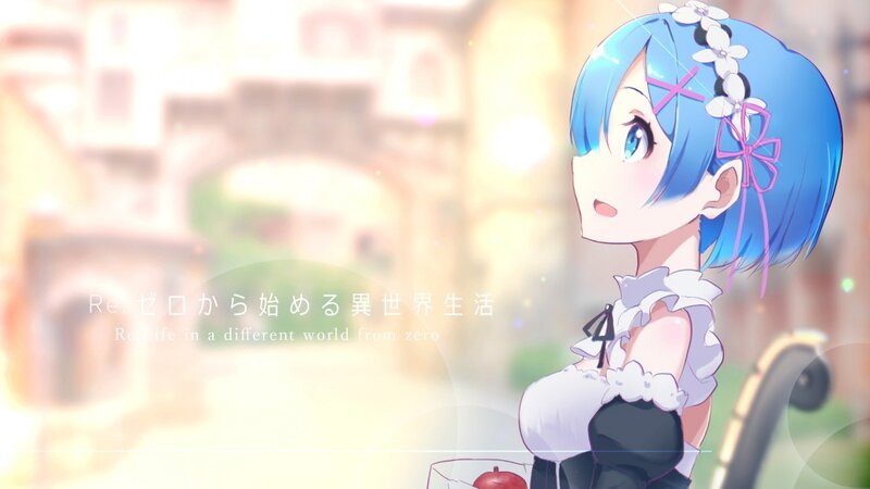 Blue-haired Anime Girl — Blue, Serene, Afternoon, Flower Crown