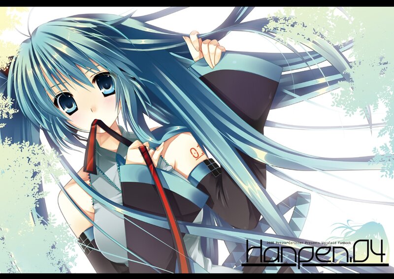 Blue-haired Anime Girl — Blue, Serene, Afternoon, Long Hair