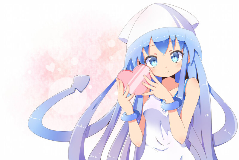 Blue-haired Anime Girl — Blue, Sweet