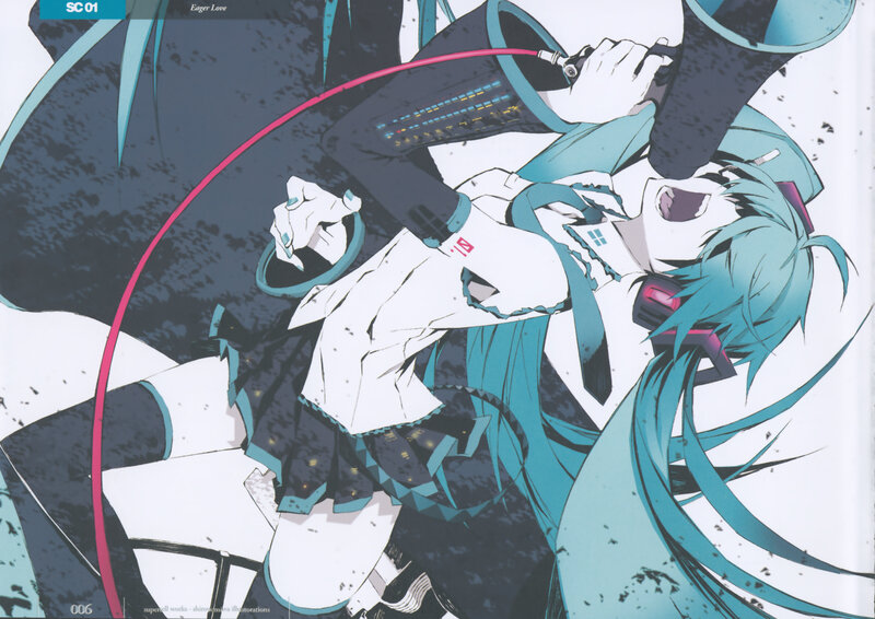Blue-haired Anime Girl — Cyan, Dramatic, Microphone