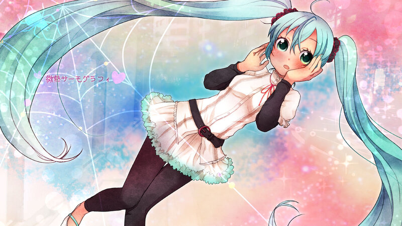 Blue-haired Anime Girl — Cyan, Dreamy