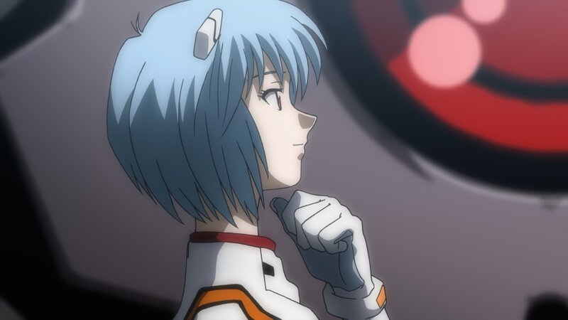 Blue-haired Anime Girl — Gray