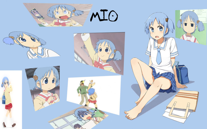 Blue-haired Anime Girl — Light Blue