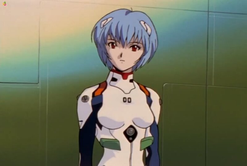 Blue-haired Anime Girl — White, Neutral, White Suit
