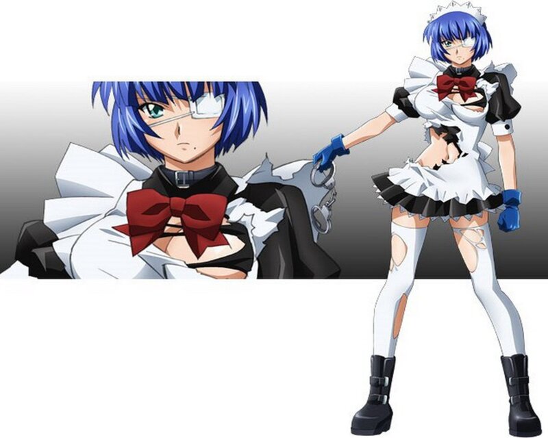 Blue-haired Anime Maid — Blue