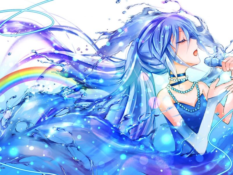 Blue-haired Anime Singer — Blue, Dynamic