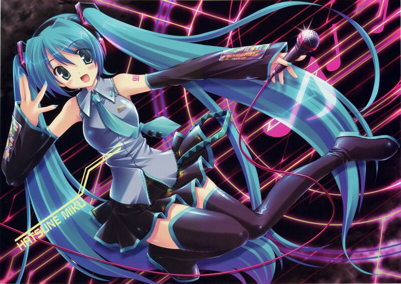 Blue-haired Anime Singer — Cyan