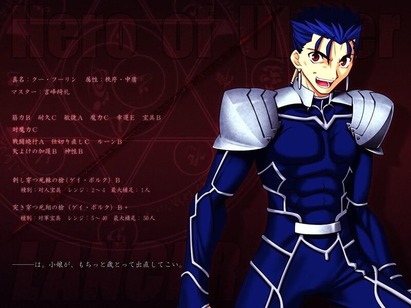 Blue-haired Anime Warrior — Blue