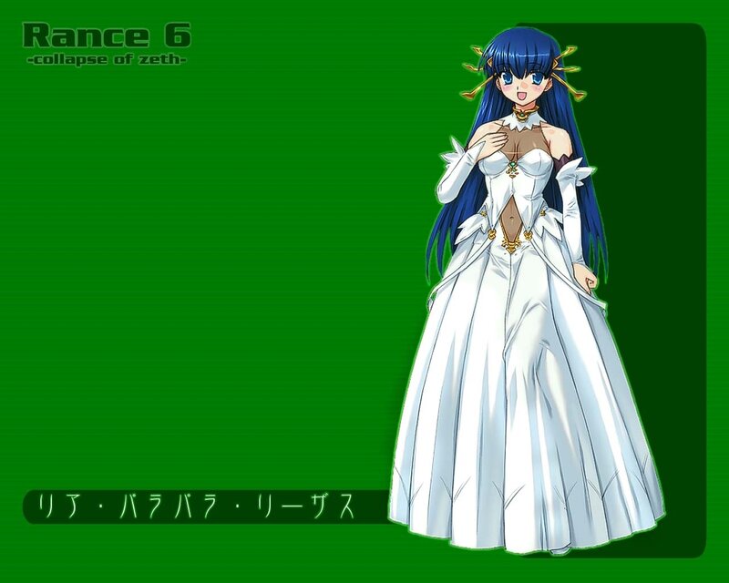 Blue-haired Anime Woman — Green
