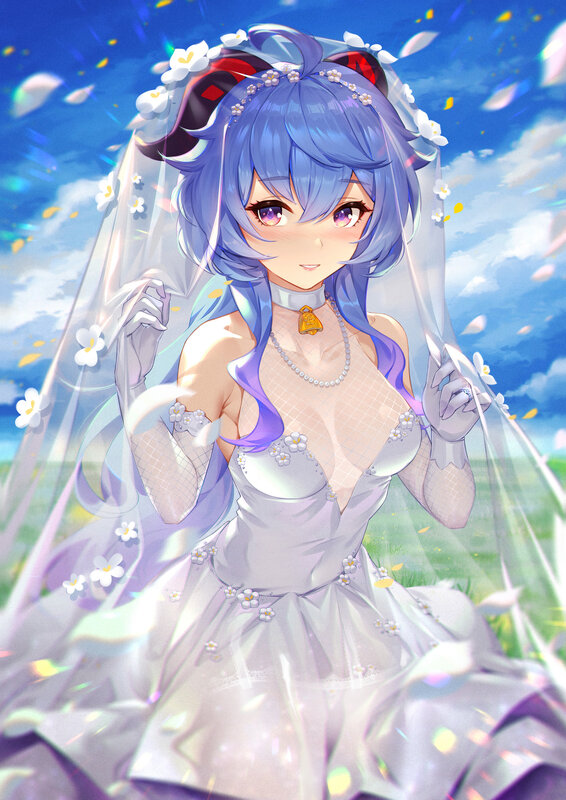 Blue-haired Bride — Blue