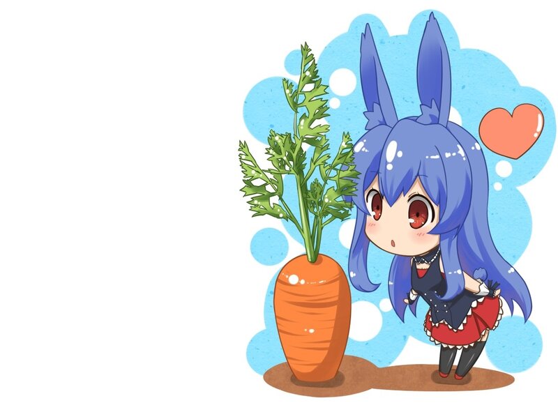 Blue-haired Bunny Girl — Blue