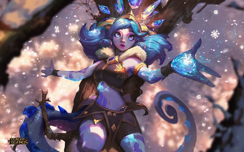 Blue-haired Character Casting Spell — Blue