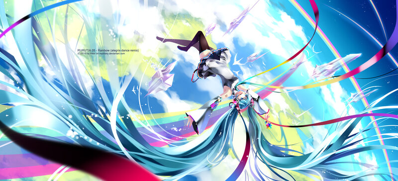 Blue-haired Character Dancing