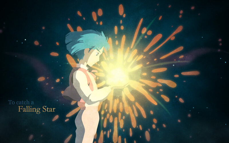 Blue-haired Character Holding Light