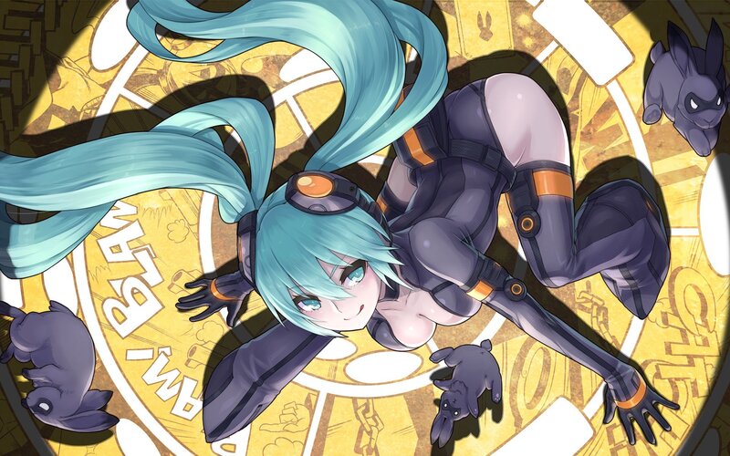Blue-haired Character in Suit