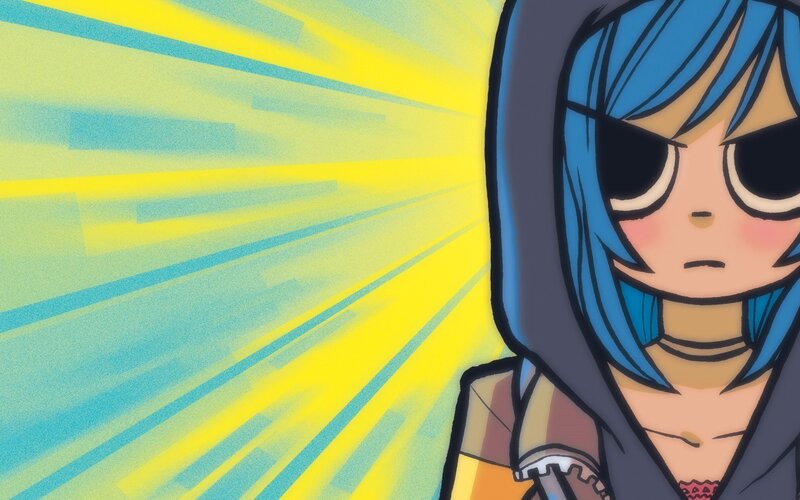 Blue-haired Character — Yellow, Dramatic