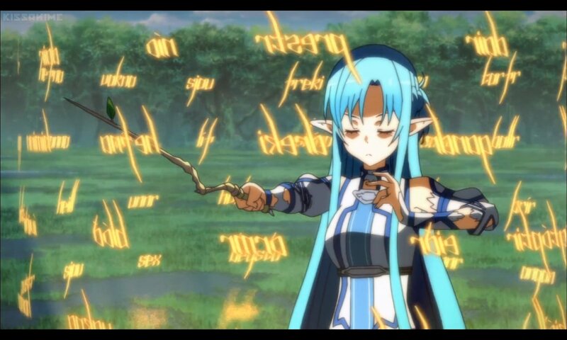 Blue-haired Elf Girl — Blue, Calm, Afternoon