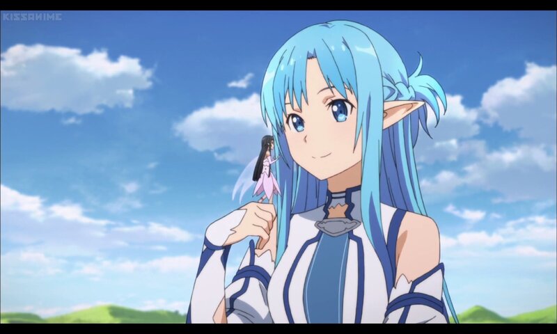 Blue-haired Elf Girl — Blue, Serene, Afternoon