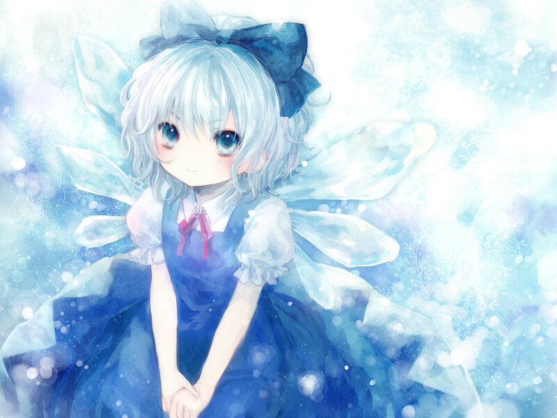 blue-haired fairy girl