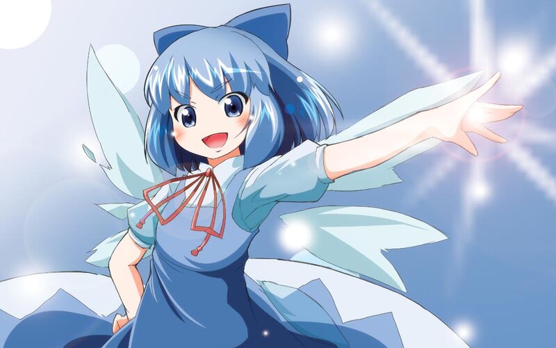 blue-haired fairy girl