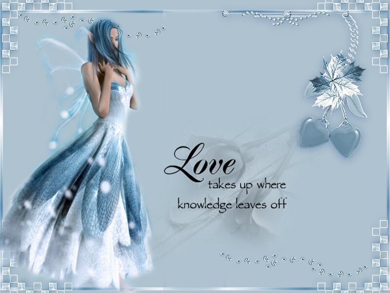 Blue-haired Fairy in Dress