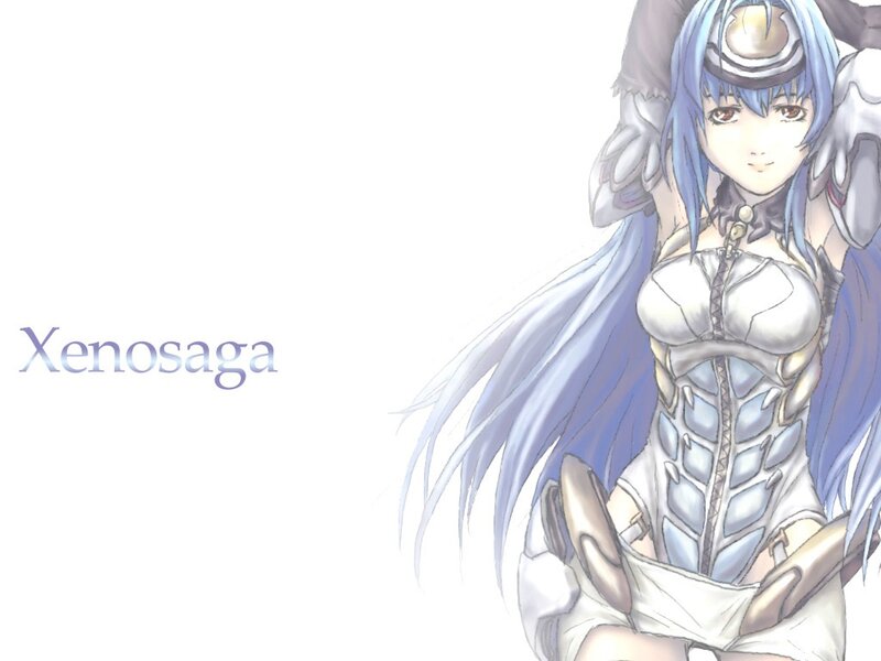 Blue-haired Female Character — Blue, Calm