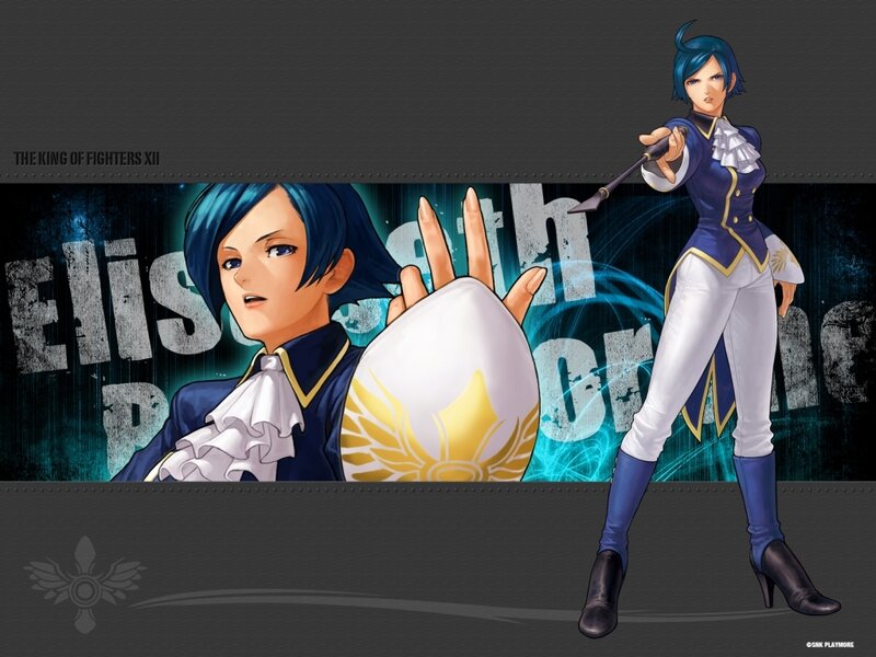 Blue-haired Female Character — Blue, Dramatic, Anime