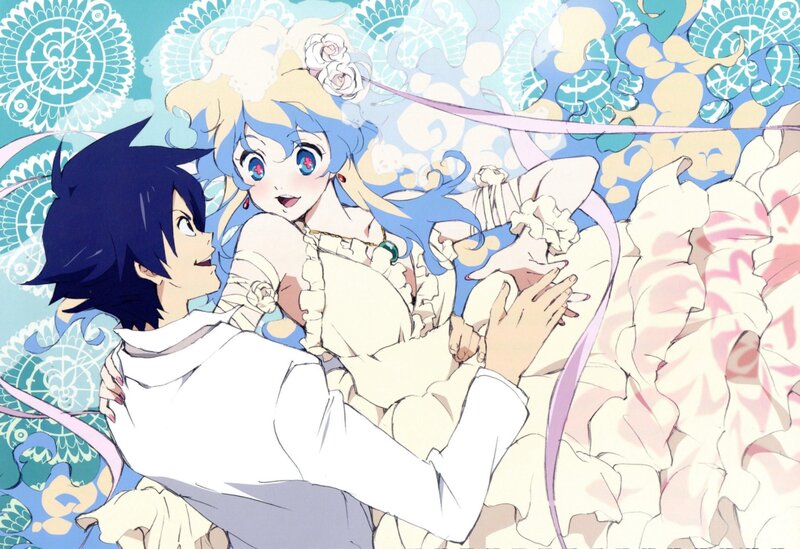 Blue-haired Girl and Boy — Blue, Dreamy