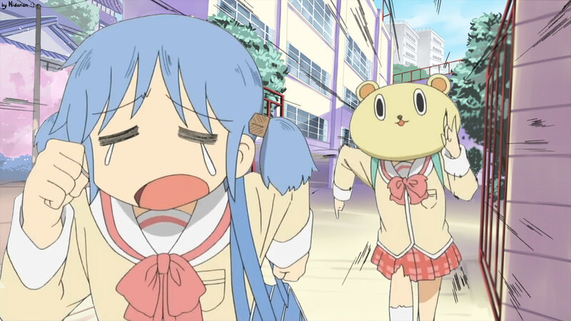 Blue-haired Girl Crying — Blue