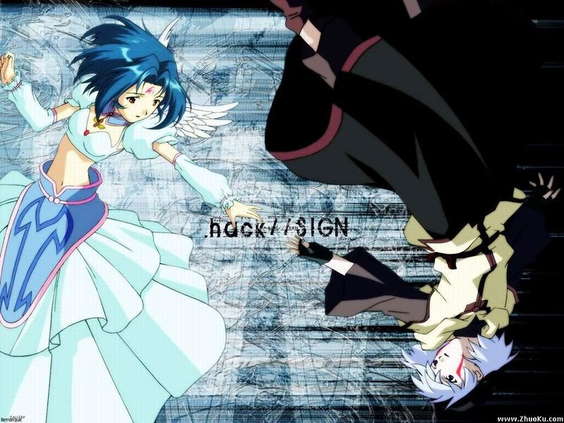 Blue-haired Girl Fighting