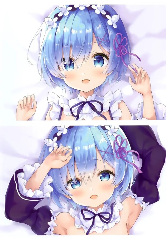 Blue-haired Girl in Dress — Blue, Innocent, Anime