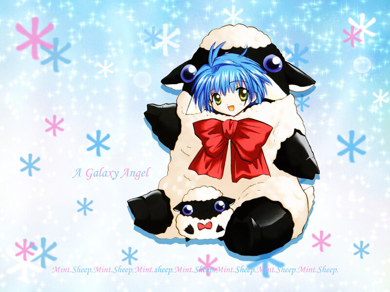 Blue-haired Girl in Sheep Costume